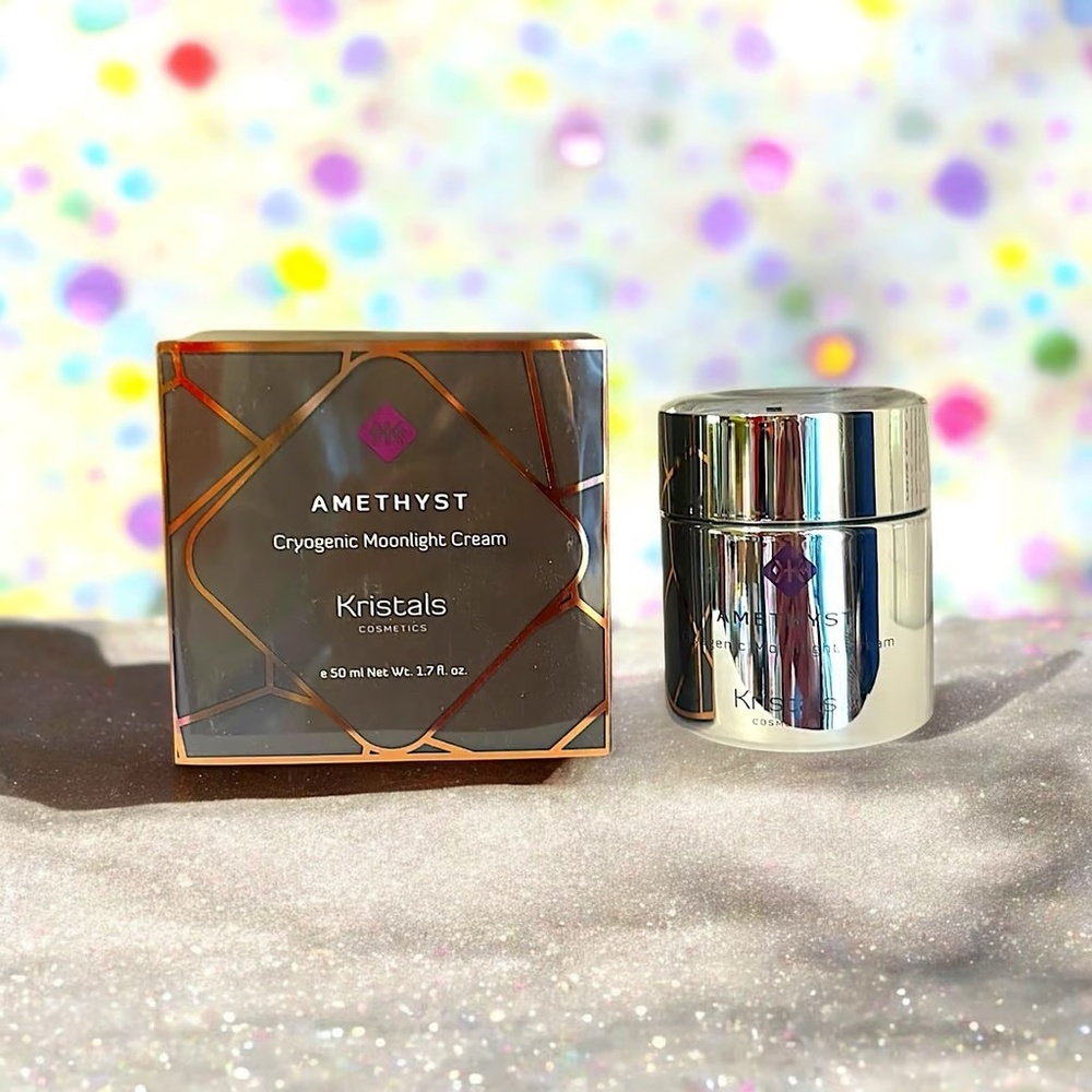 KRISTALS Amethyst Cryogenic Moonlight Cream 1.7 FL OZ NEW IN BOX MSRP $999